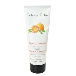 NEW HTF Crabtree & Evelyn TAROCCO ORANGE Deep Cleansing Body Scrub